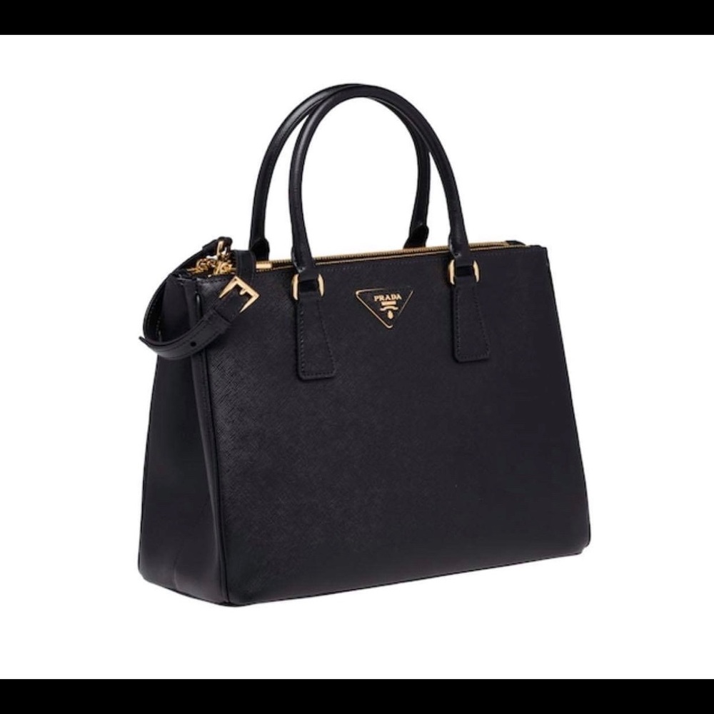 Black Saffiano Prada - medium size